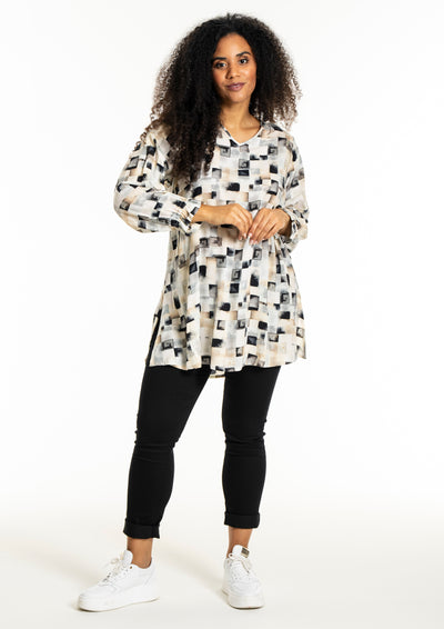 Studio - Tanja mynstruð tunika