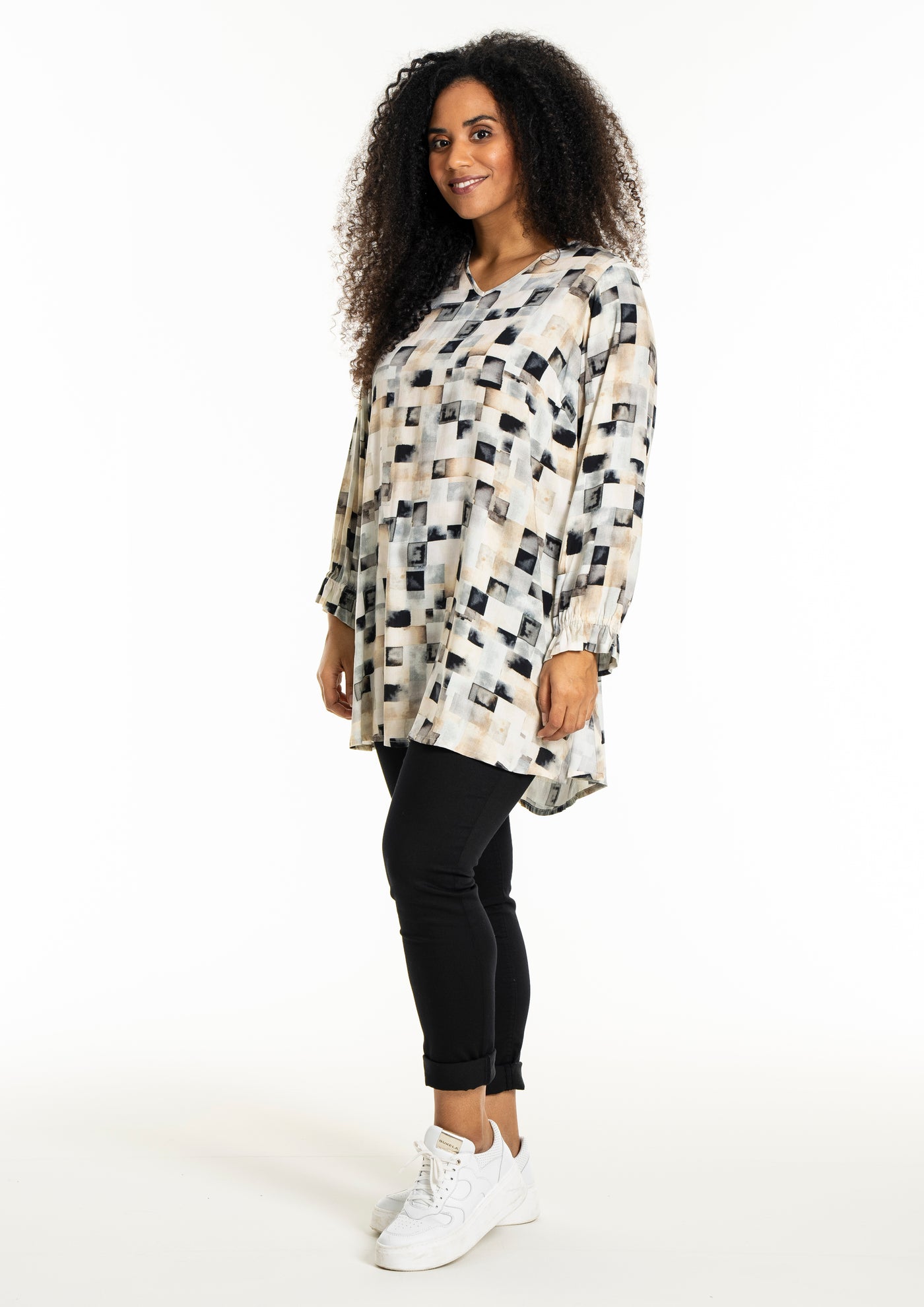 Studio - Tanja mynstruð tunika