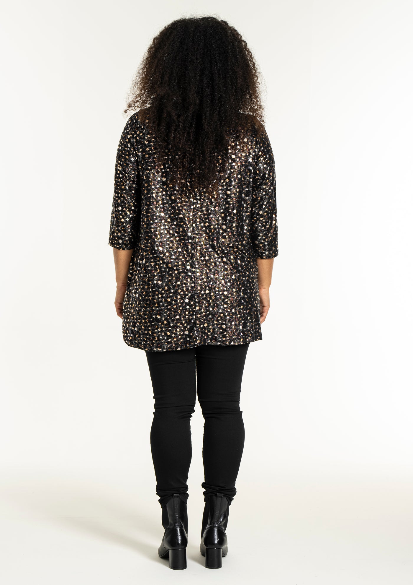 Studio - Ditte sparileg tunika með mynstri