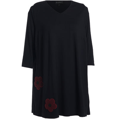 Studio - Ditte tunika með blómum