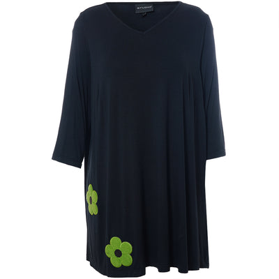 Studio - Ditte tunika með blómum