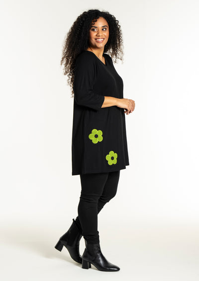 Studio - Ditte tunika með blómum