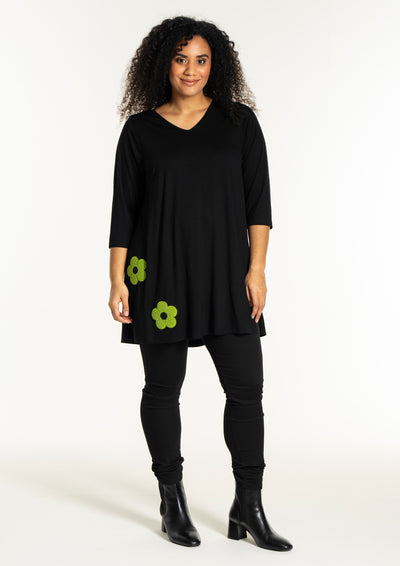 Studio - Ditte tunika með blómum