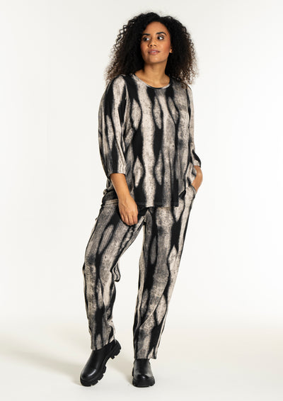 Studio - Vitta mynstruð blússa