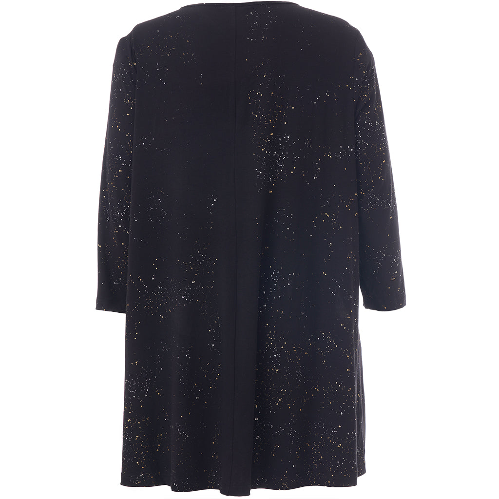 Studio - Ditte tunika með gylltu og silfruðu mynstri