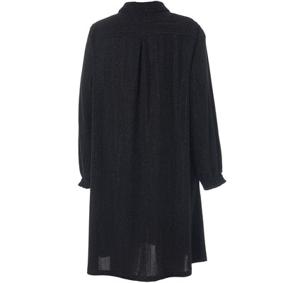 Studio - Emilie sparileg síð skyrta með glimmer áferð