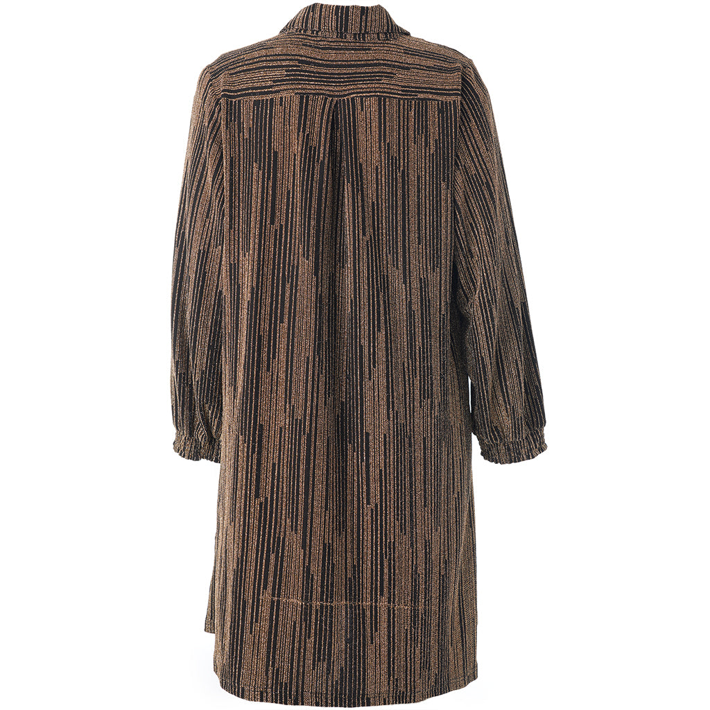 Studio - Emilie sparileg síð skyrta með glimmer áferð