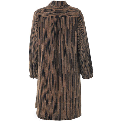 Studio - Emilie sparileg síð skyrta með glimmer áferð