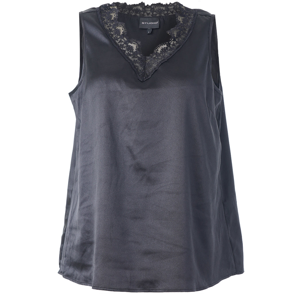 Studio - Ingrid toppur með blúndu