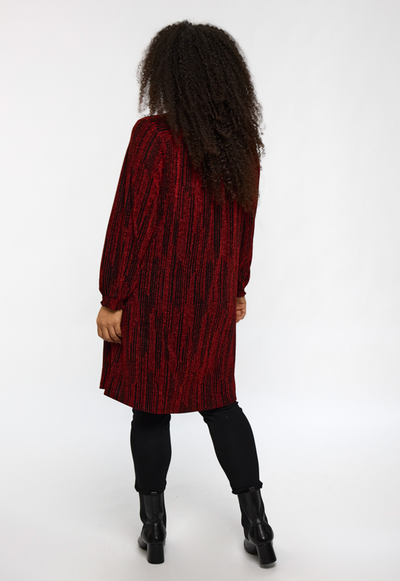 Studio - Emilie sparileg síð skyrta með glimmer áferð