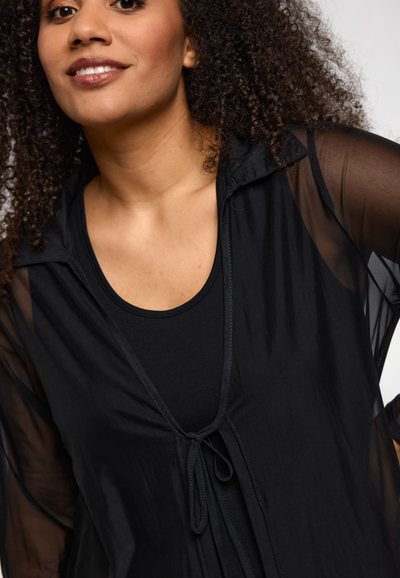 Studio - Nana síð gegnsæ golla