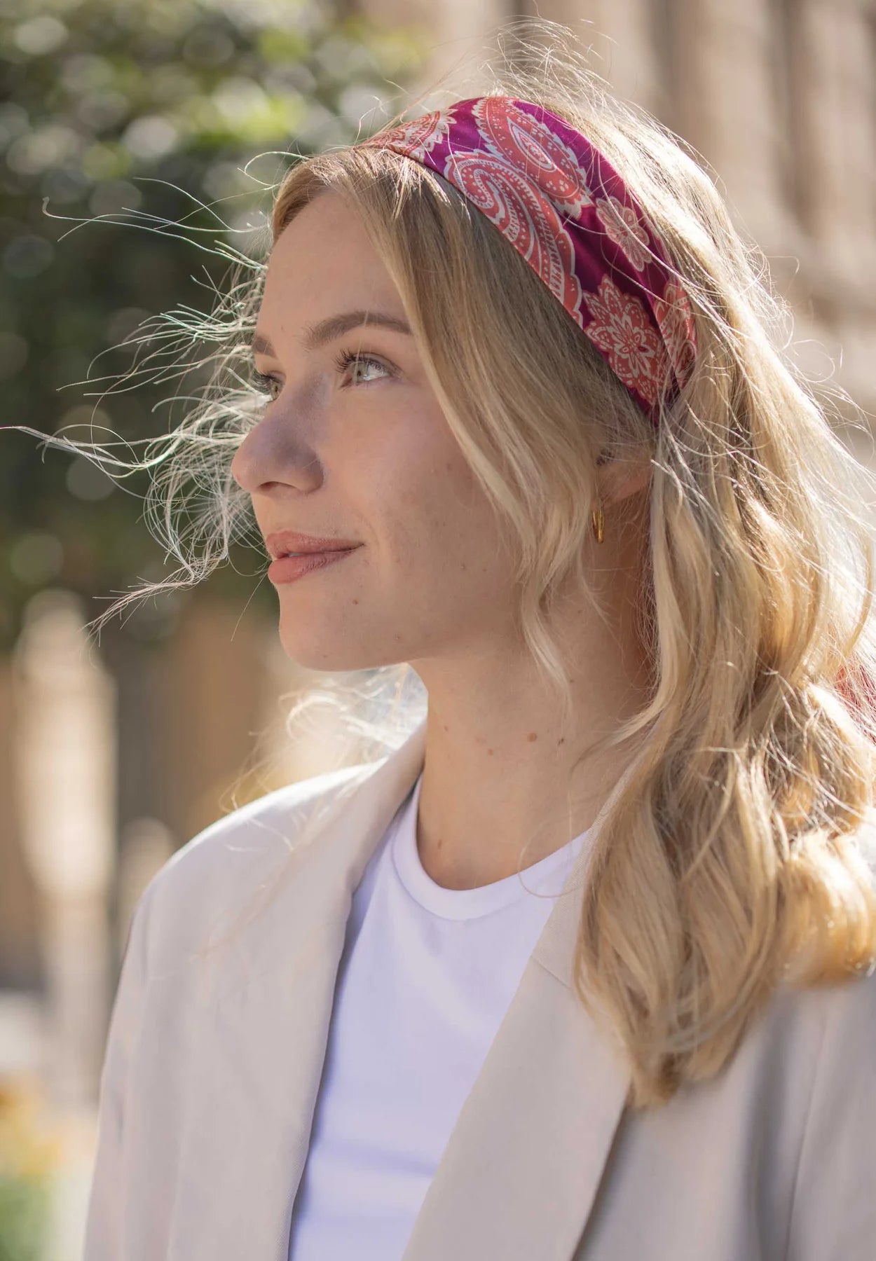 Lasessor - Tilda silkiklútur með paisley mynstri