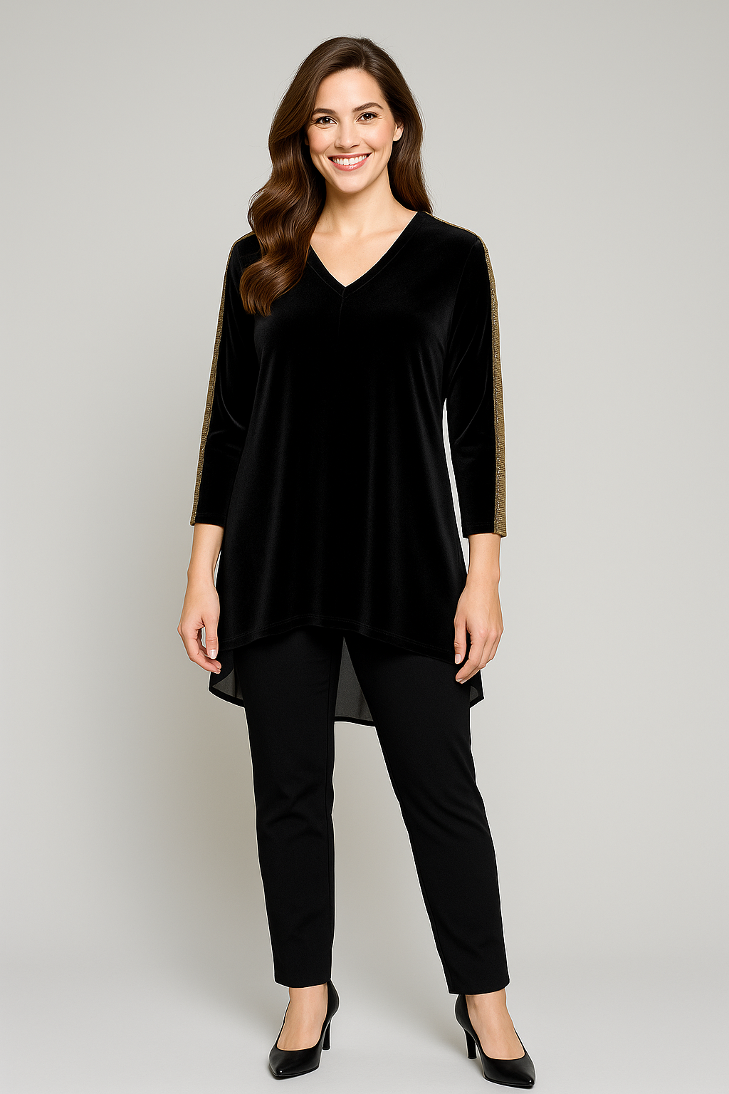 Tia - Adelyn velúr tunika