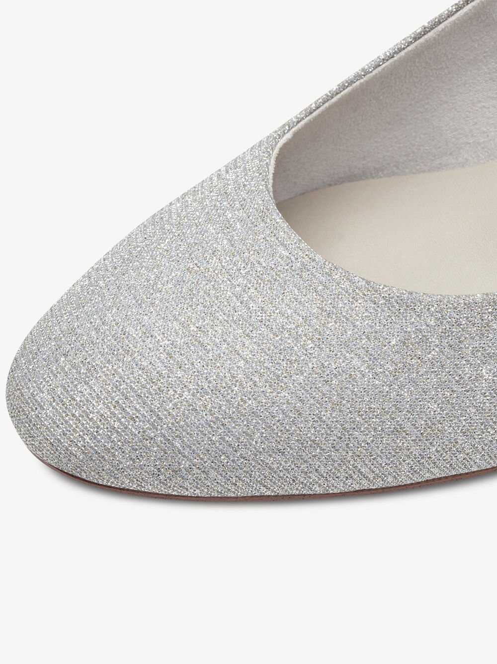 Tamaris - Silfur Glam vegan hælaskór