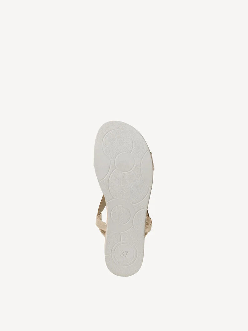 Tamaris - leður sandalar með bling