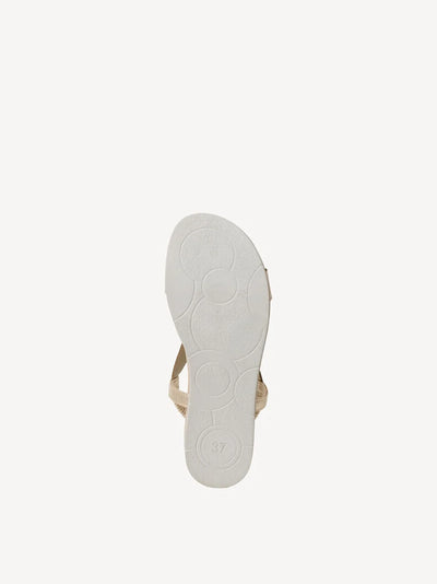 Tamaris - leður sandalar með bling