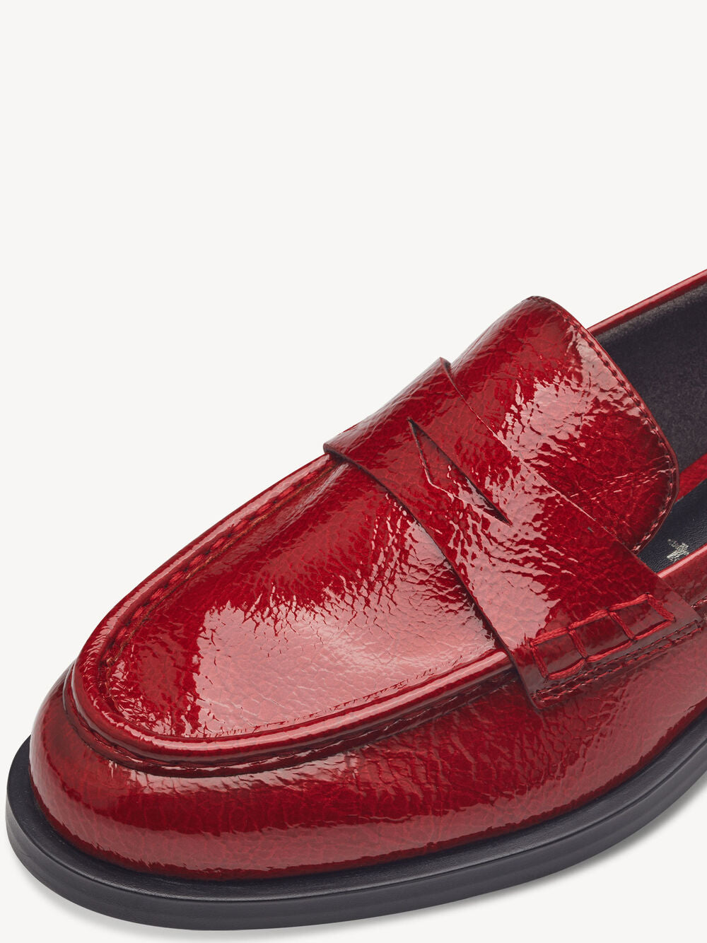 Tamaris - Lakk mokkasínur með hæl