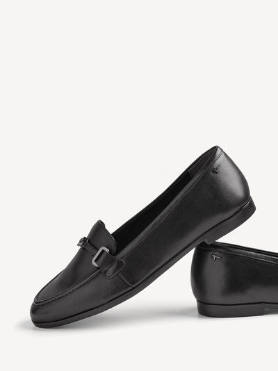 Tamaris - Leður mokkasínur með skrauti