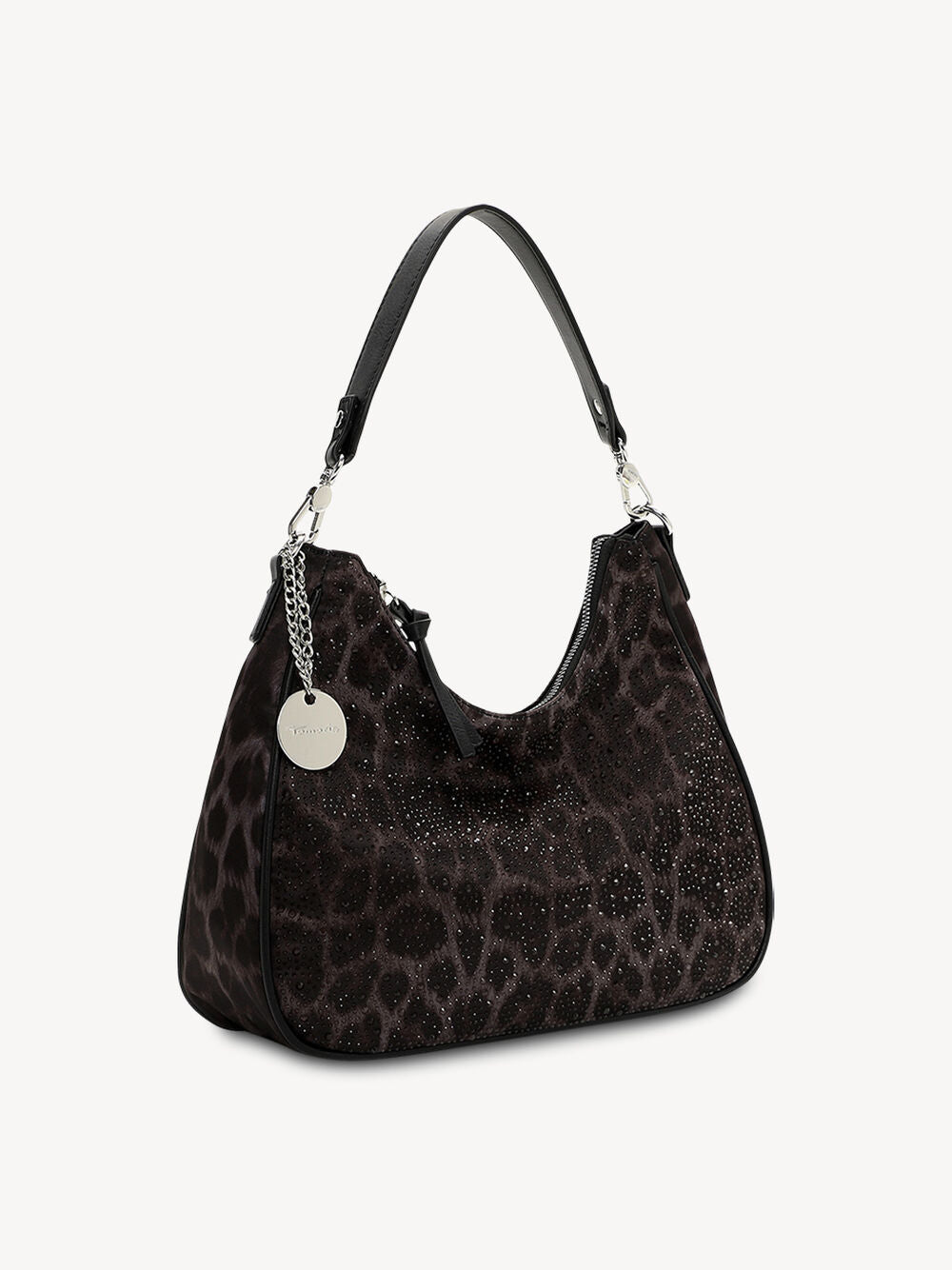 Tamaris - Gresa taska með hlébarðamynstri og skrautsteinum