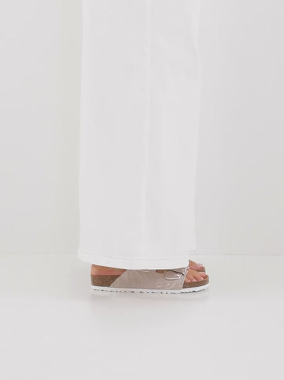 Tamaris - Leður inniskór/sandalar með glimmer áferð