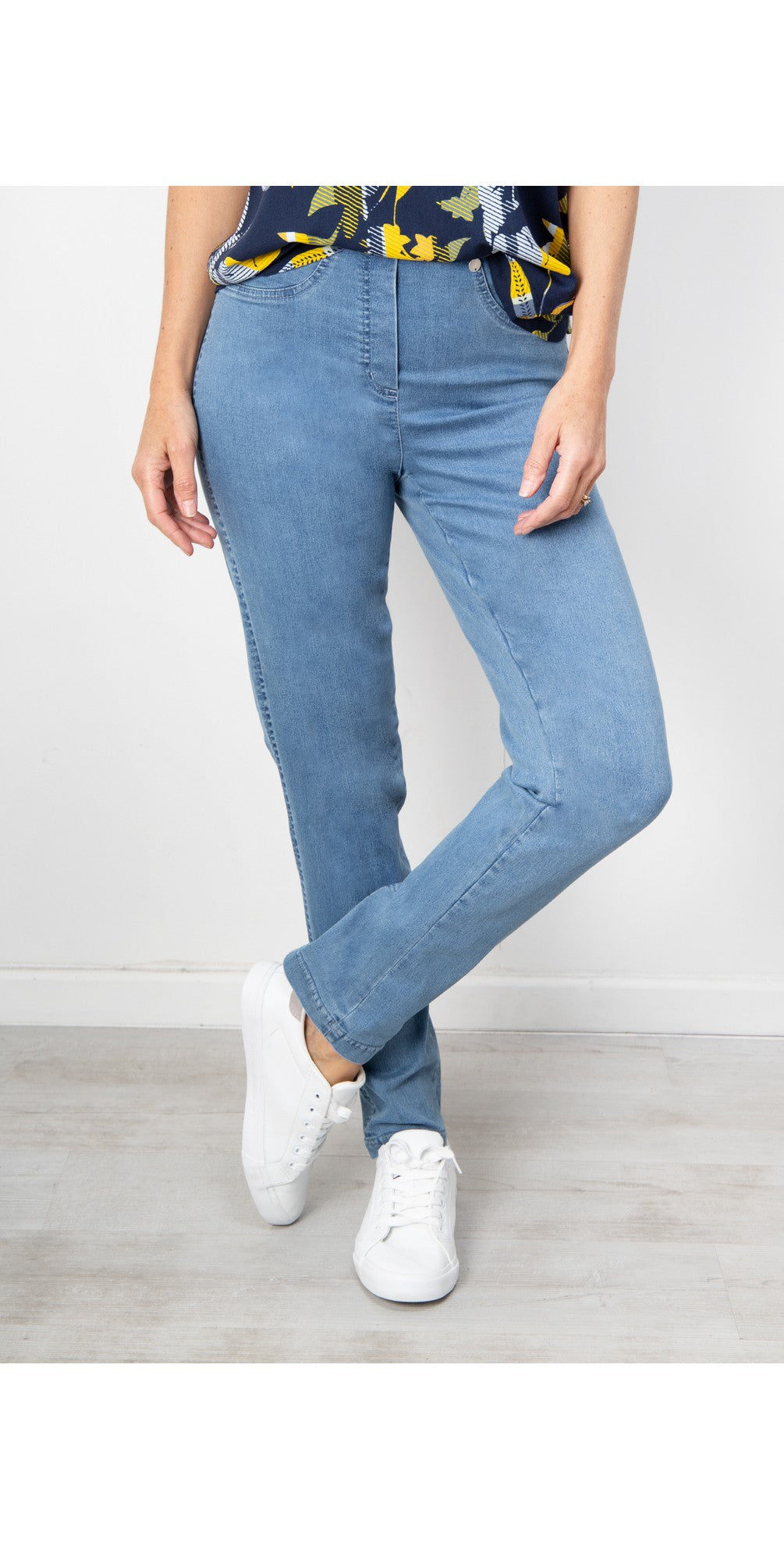 Robell - Bella gallabuxur bómullarefni - 78 cm