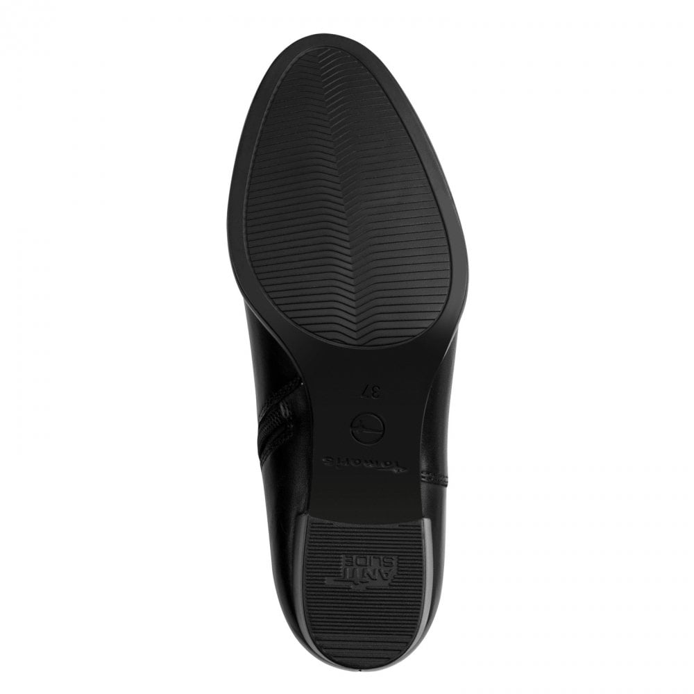 Tamaris - Leður stígvél með hæl