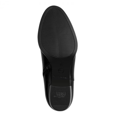 Tamaris - Leður stígvél með hæl