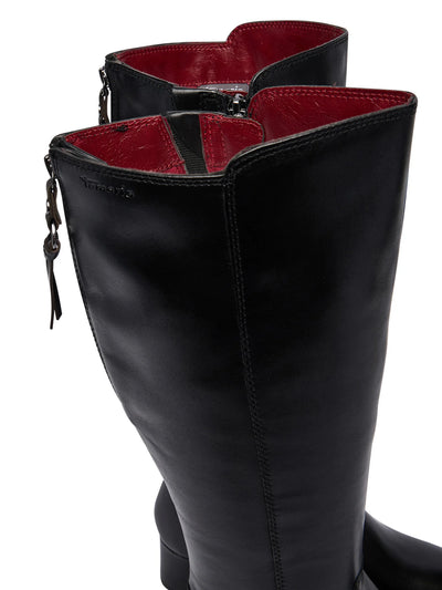 Tamaris - Leður stígvél með hæl