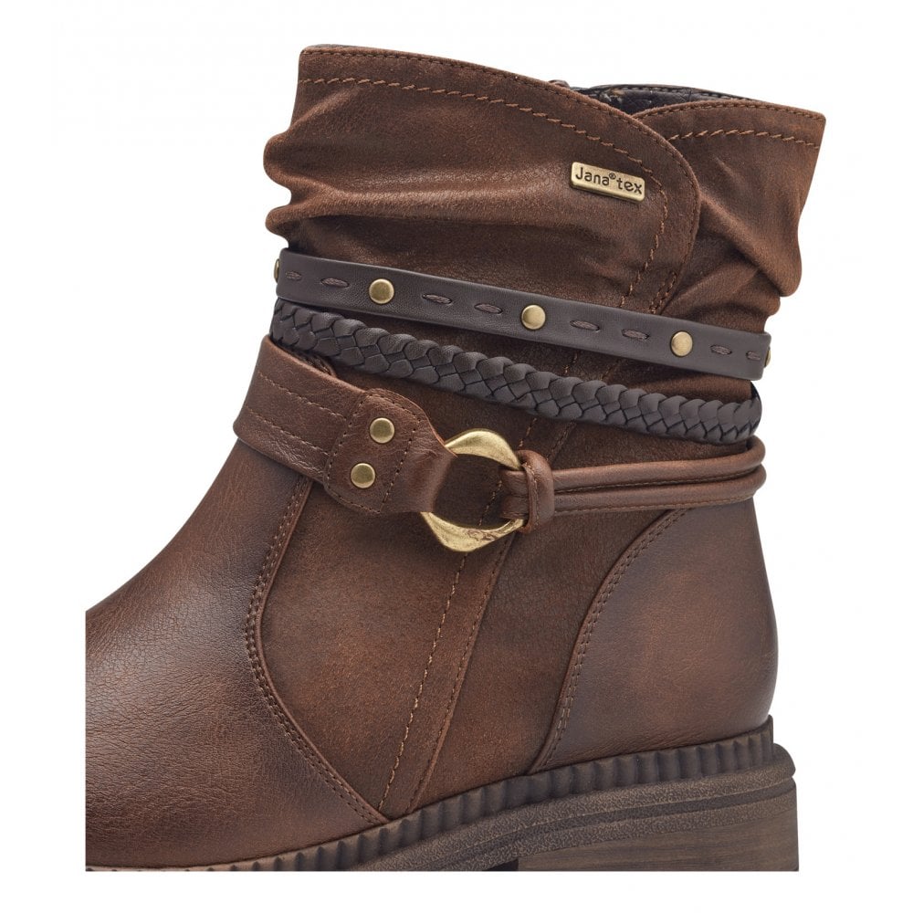 Jana Tex - Vegan ökklaskór með skrauti