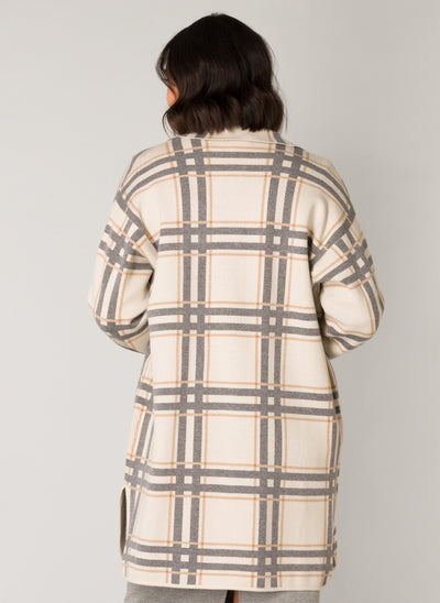 Yest - Olsen köflóttur skyrtujakki