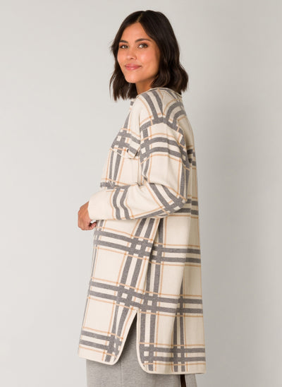 Yest - Olsen köflóttur skyrtujakki