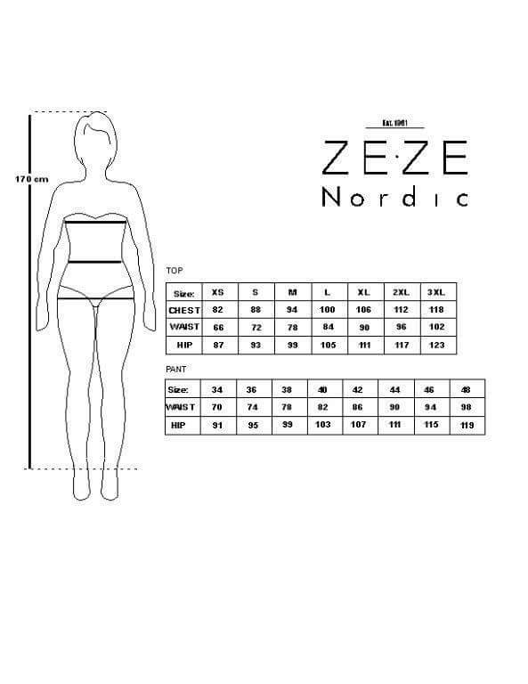 Ze-Ze - Dixie 907 pleðurbuxur með tölum